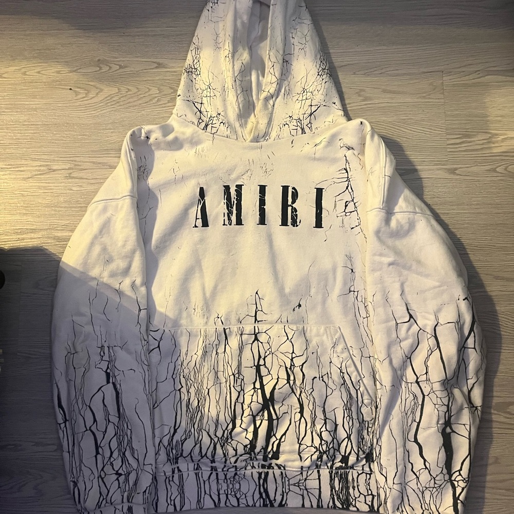 AMIRI Monochrome Artistic Hoodie